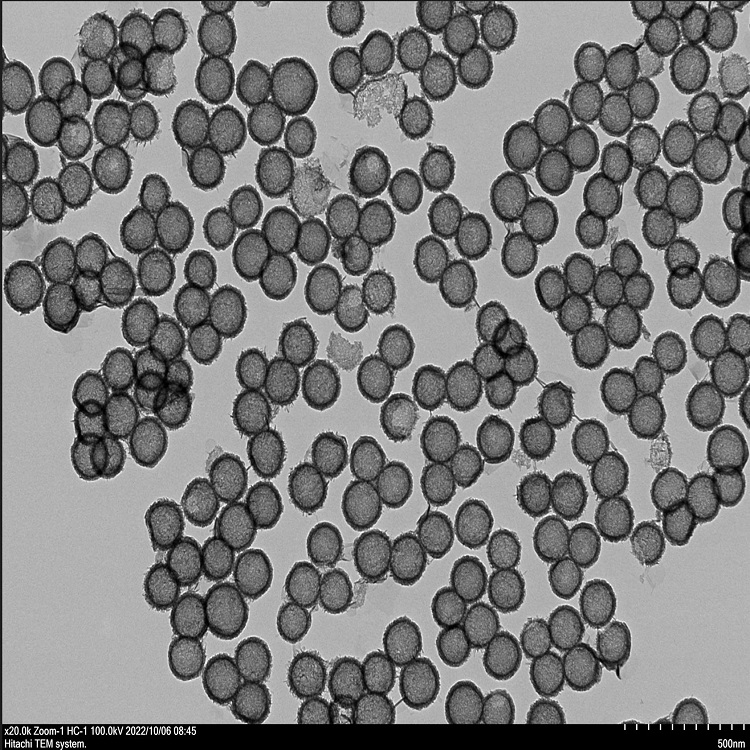 中空介孔二氧化錳納米顆粒